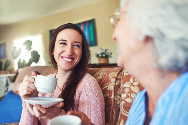 istock Having tea with Granny is the best 854424478