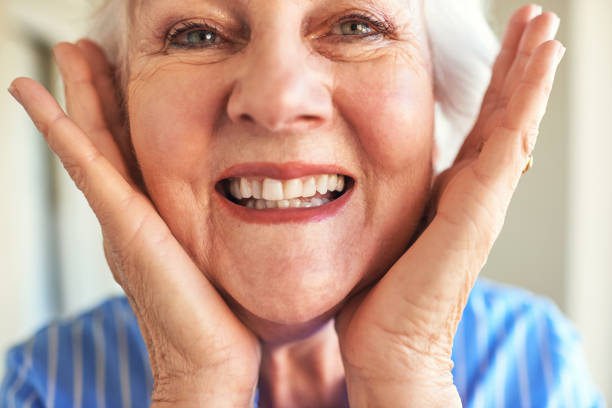 istock Ageing beautifully because she keeps a smile on her face 854424532