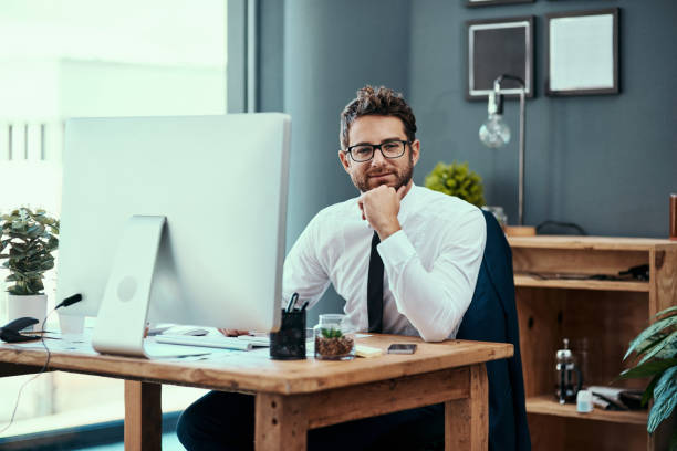 istock He's got a dynamic approach towards business 854431094