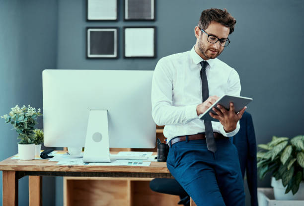 istock Keeping track of all his tasks 854431280