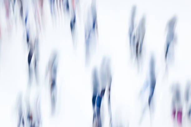 istock Grouping of people in public space 854435654