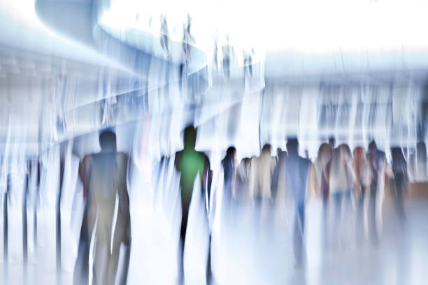 istock Grouping of people in public space 854435754