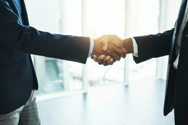 istock Reaching their business goals together 854441526