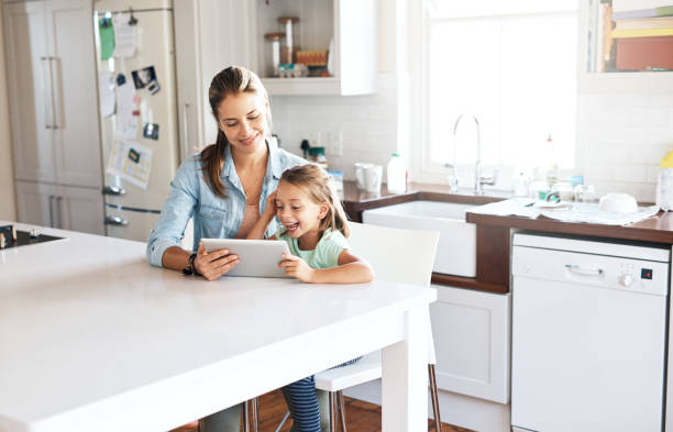 istock Raising a tech savvy little girl 854450488
