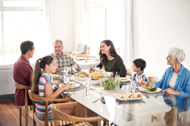 istock Lunching with the family 854451360