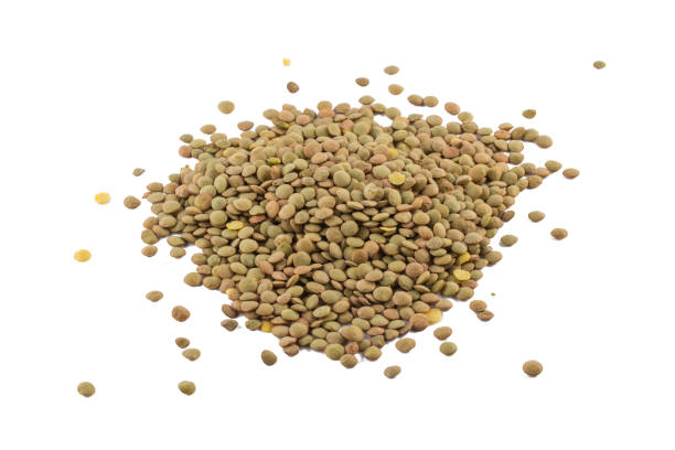 istock Heap of raw lentils 854456400