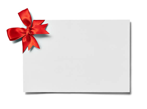 istock ribbon bow card note chirstmas celebration greeting 854460804