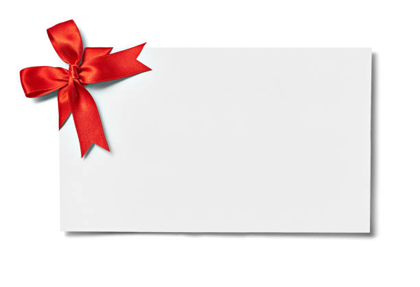 istock ribbon bow card note chirstmas celebration greeting 854461744