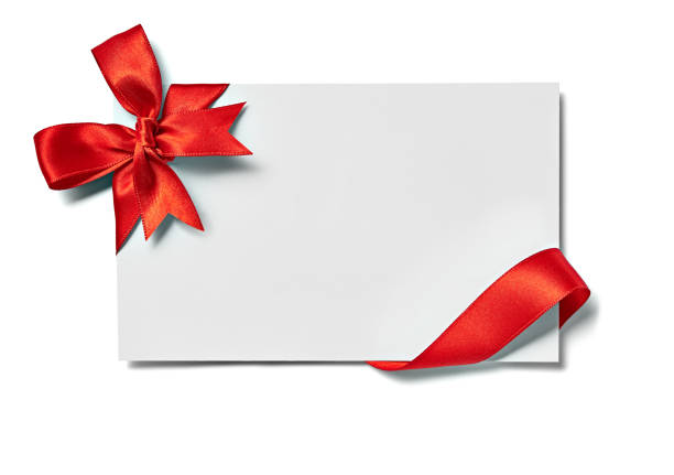 istock ribbon bow card note chirstmas celebration greeting 854469172