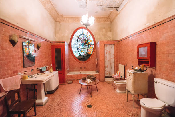 Bathroom in Colonial Villa, Havana, Cuba