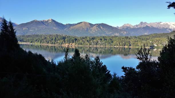 istock Landscape mountains and lakes Bariloche Argentina 854498422