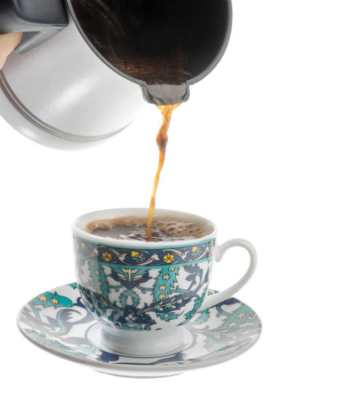 istock Pouring Turkish Coffee Isolated 854504770