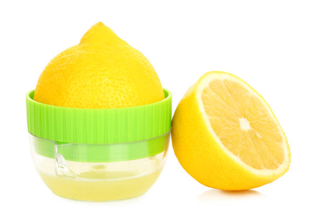 lemon juice stock photo