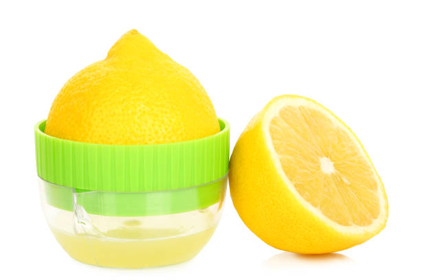 suco de limão-siciliano - lemon juice horizontal composition fruit - fotografias e filmes do acervo