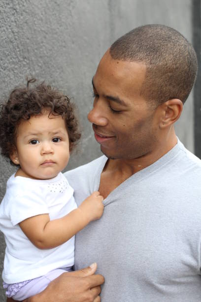 istock Lovely father and daughter portrait 854524952
