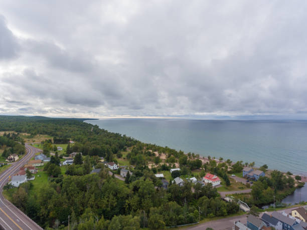 istock Lake Superior from a Drone 854547578