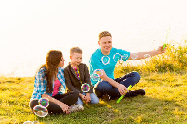 istock Family in a park 854554790