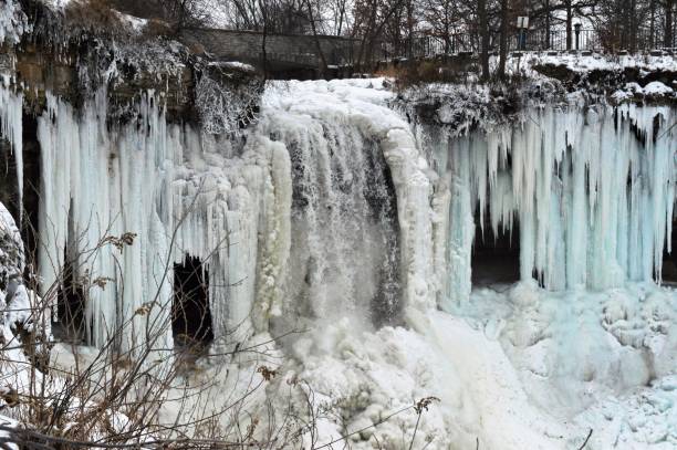 istock Minnehaha Falls in Minneapolis During Winter 854560032