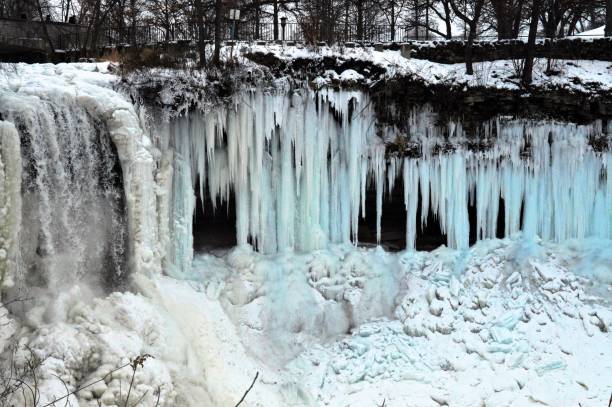 istock Minnehaha Falls in Minneapolis During Winter 854560036