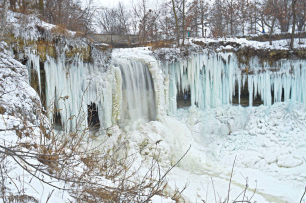 istock Minnehaha Falls in Minneapolis During Winter 854560086