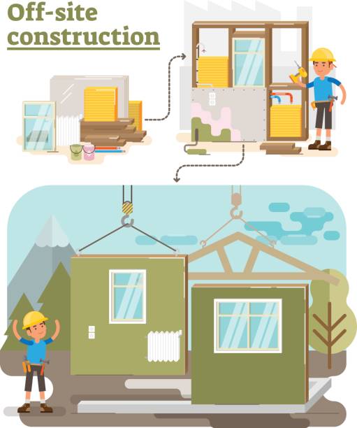 Module Contruction Vector 1,900+ Modular Construction Vector Stock Illustrations, Royalty-Free ...