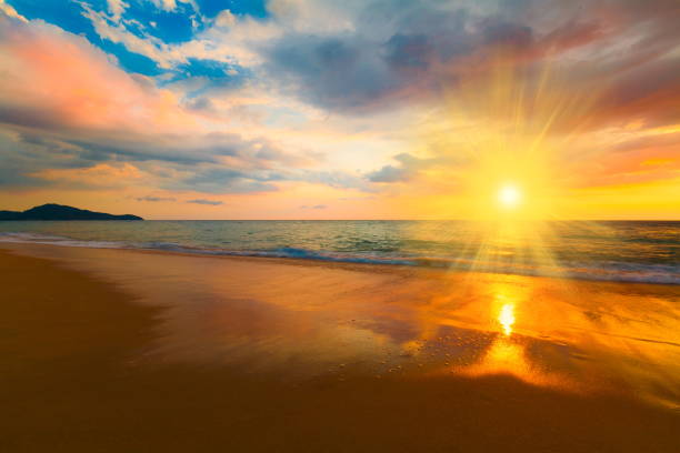 istock Thailand. Sea background, sunset 854565506