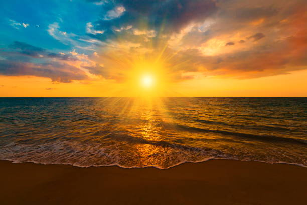 istock Thailand. Sea background, sunset 854565822