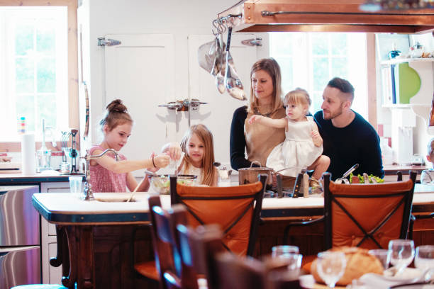 istock Holiday Season family multi-generation preparing thanksgiving dinner 854581726