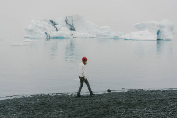 istock Woman near the Jokulslarson 854588512