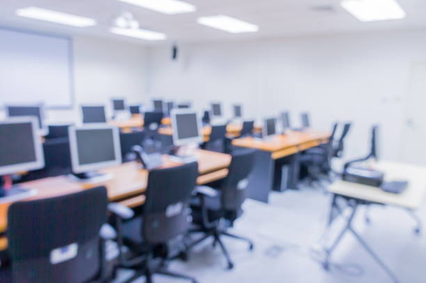 istock Blurred of meeting room 854589920