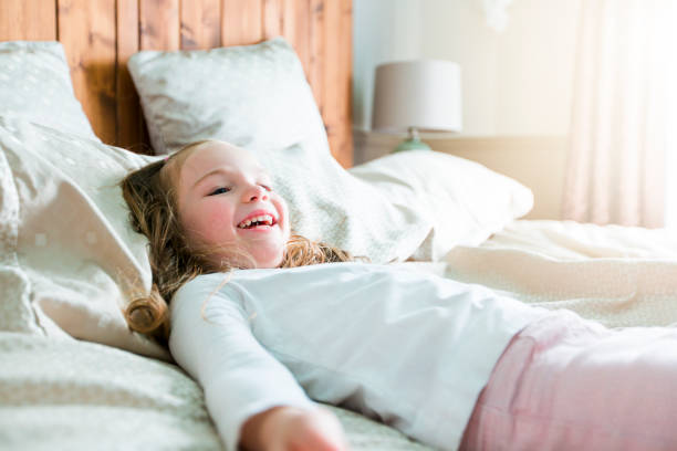 istock girl lay bed at home 854601262