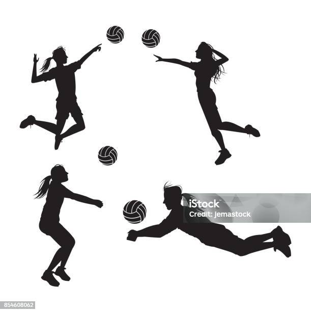 Conception De Hobby Et Sport Volleyball Vecteurs libres de droits et plus d'images vectorielles de Volley-ball - Volley-ball, Activité avec mouvement, Activité de plein air