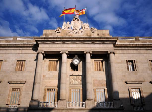 istock Barcelona city hall (Ajuntament de Barcelona - Casa de la Ciutat), Catalonia 854620472