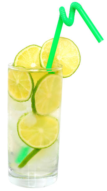 istock mojito cocktail with ice cubes in a highball glass isolated 854623848