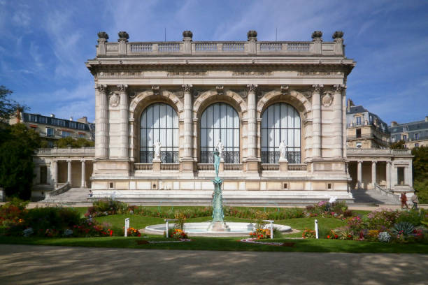 Paris, France - September 23 2017: The Galliera palace was the residence of the Duchess of Galliera. It was built between 1878 and 1894 by the architect Leon Ginain in the 16th arrondissement of Paris.