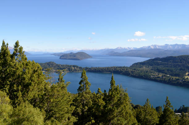 istock Landscape mountains and lakes Bariloche Argentina 854630906