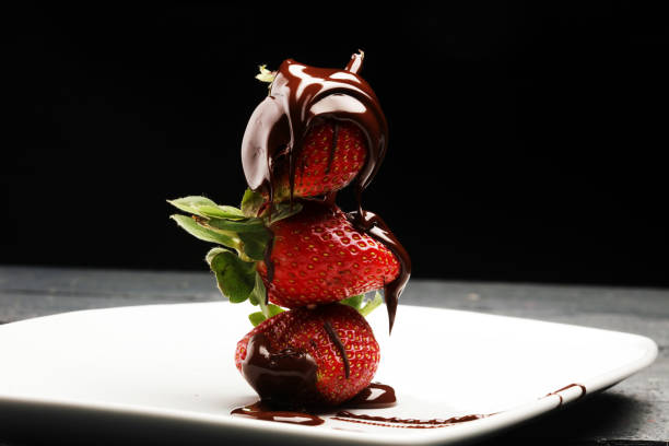 istock Gourmet Chocolate Covered Strawberries for Valentine's Day 854630940