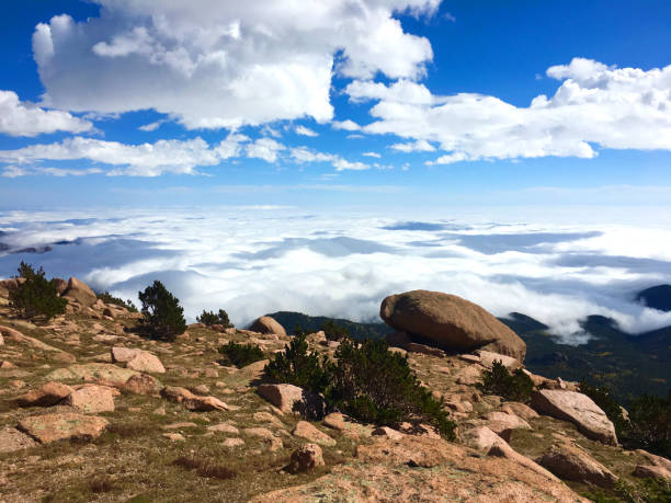 istock Pikes Peak Looking Down at Colorado Springs 854635826