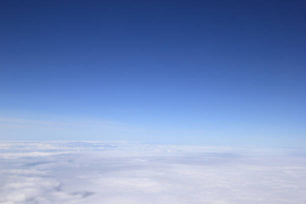 istock Blue sky and clouds taken from the sky 854646700