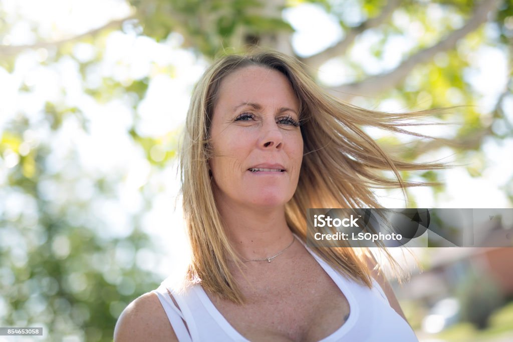 Portrait of woman outdoors A Portrait of a nice woman outdoors 30-34 Years Stock Photo