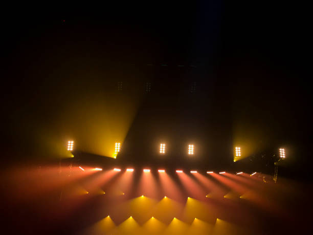 istock Simple and generic show lights, as often used for all kinds of artistic performances. 854653216