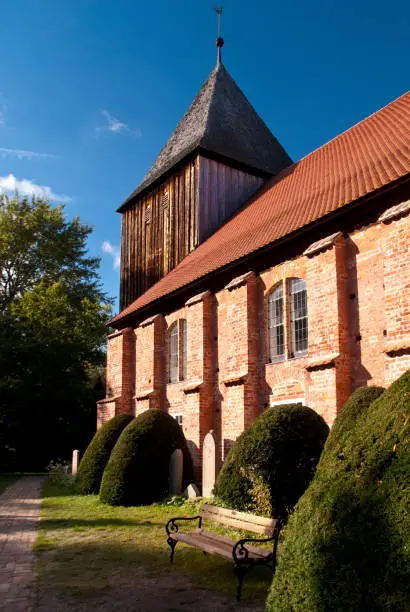 Church Seemannskirche of Prerow, Germany