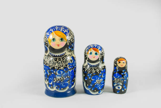 istock Traditional Russian hand painted Matryoshka dolls 854681412