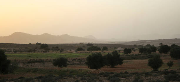 istock Landscape South Tunisian, Mednine, sand wind 854682302