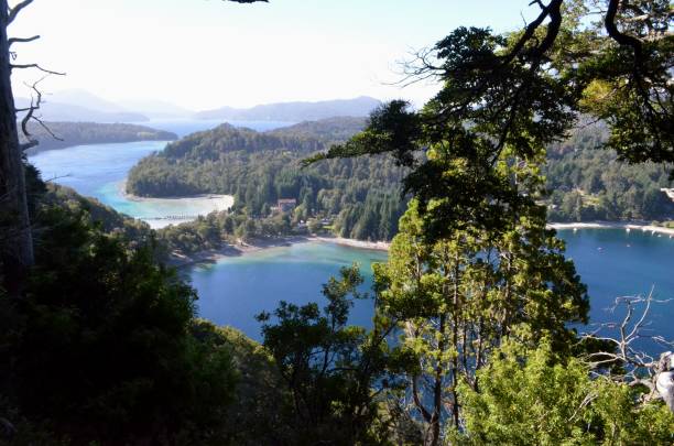 istock Landscape mountains and lakes Bariloche Argentina 854700058