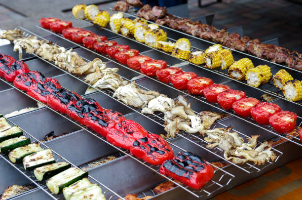 istock An unusually large barbecue grill. 854703508