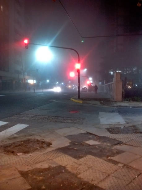 istock Fog in the city 854704660