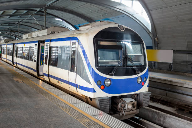 istock Passenger Train On Bangkok's Airport Link 854713694