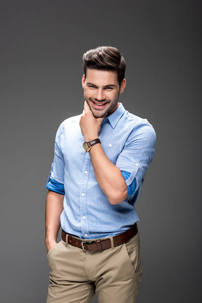 istock happy man in casual clothing 854721496