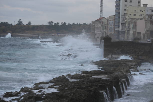istock Fascinating cloudscape over the Malecon in Havana, Cuba 854726736